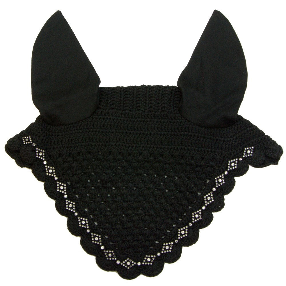 Black with Diamond Crystal Border