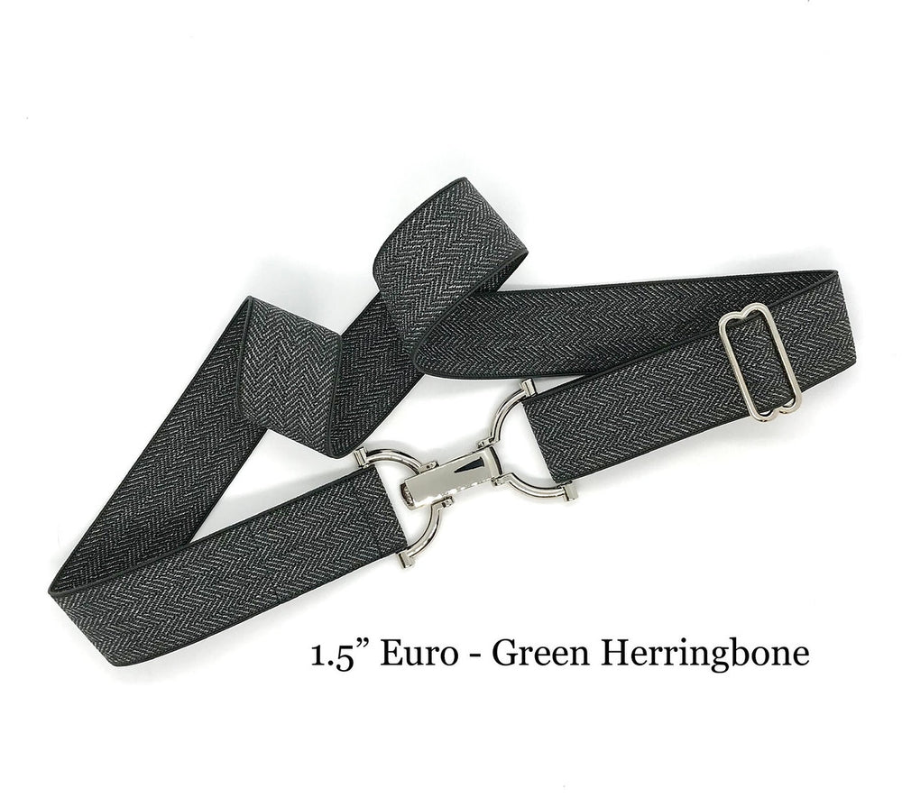 Green Herringbone