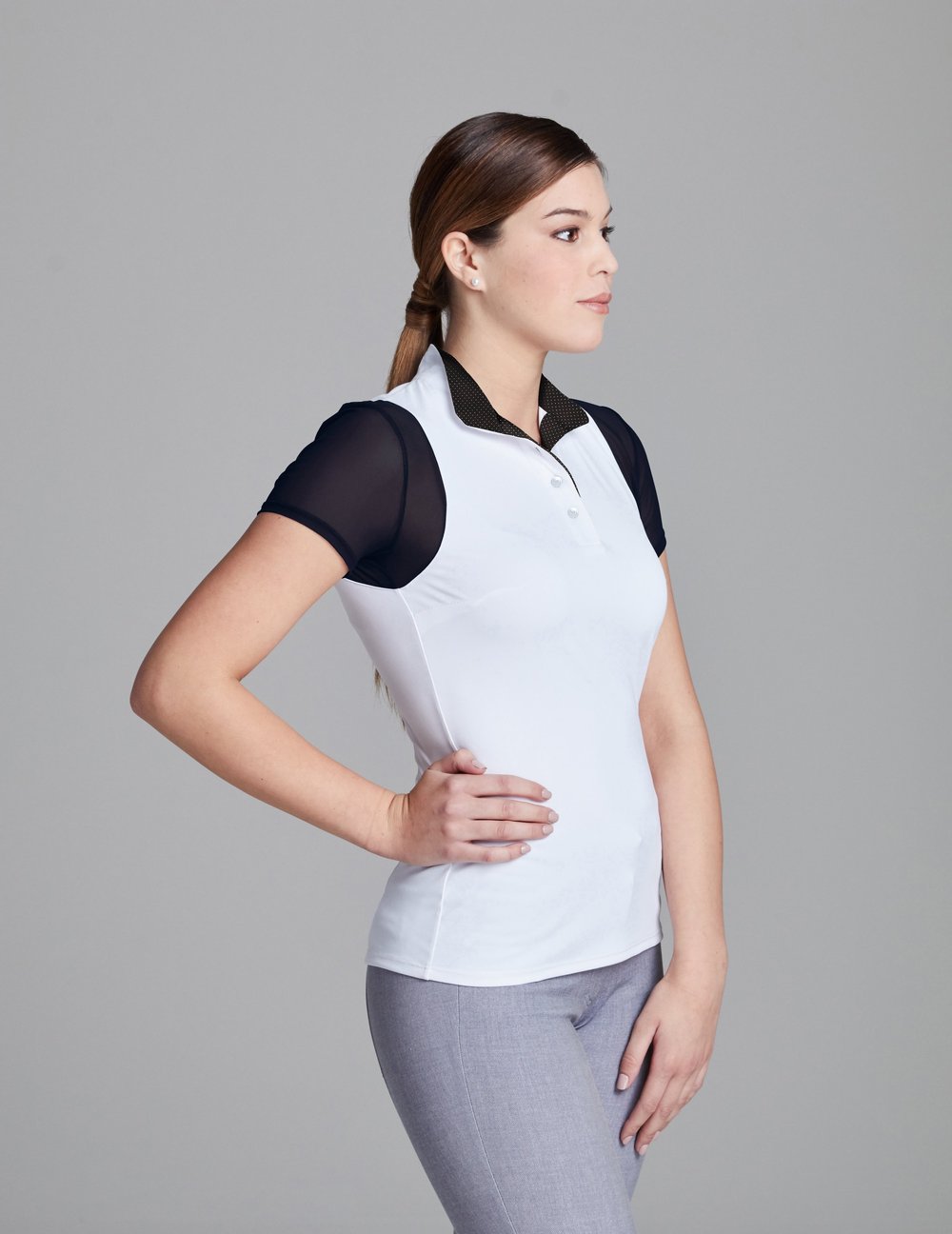 White w/Black/Black Dot