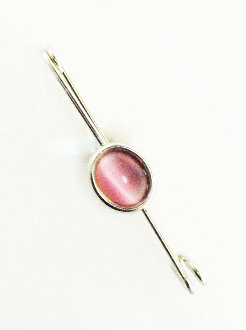 Rose Cat Eye Stock Pin