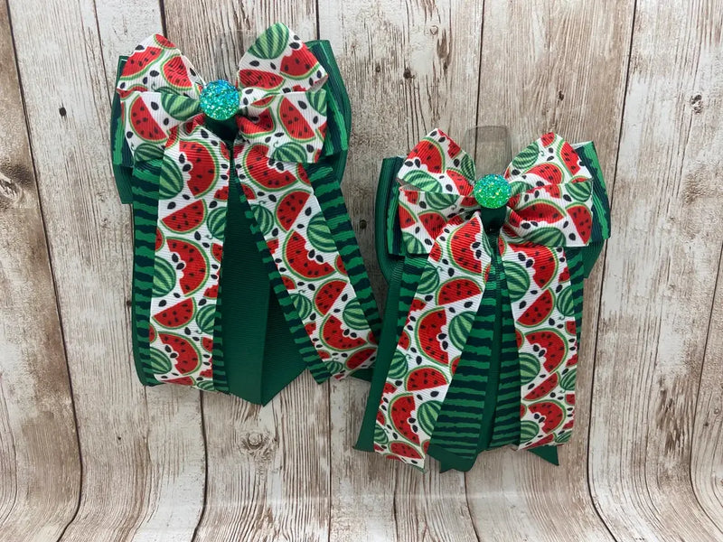Benny Bows Show Bows - Summer Watermelon Slices