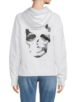 Clipper Skull Graphic Hoodie