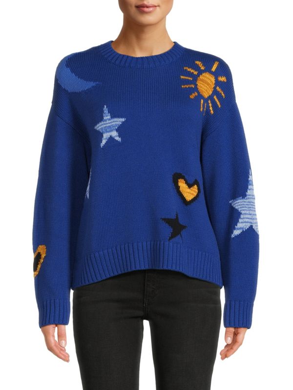 Zoey Star Moon Sweater - Rails