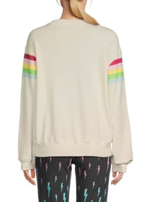 Striped Cotton Sweatshirt - Ladies
