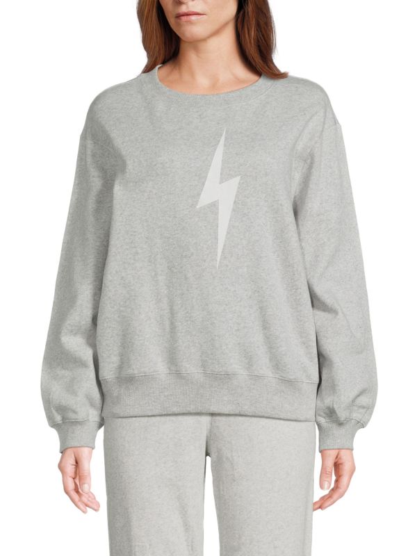 Casbah Drop Shoulder Lightning Sweatshirt