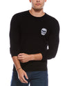 Skull Patch Cashmere Crewneck Sweater