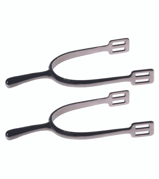 Stainless Steel Dressage Spurs with Knob End