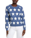 Intarsia Star Cashmere Blend Sweater
