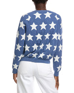 Intarsia Star Cashmere Blend Sweater