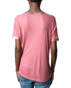 Tino Foil T-Shirt - Vieux Rose