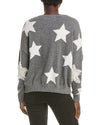 Alyssa Star Fringed Boyfriend Cashmere Sweater