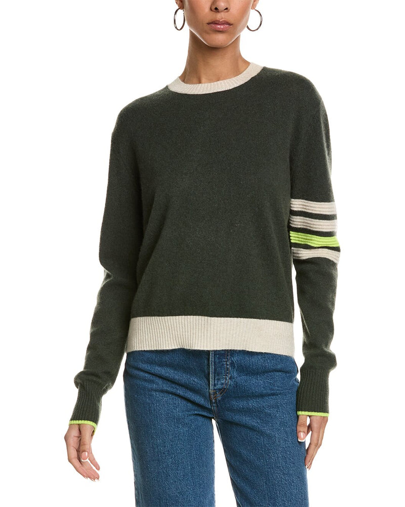 Harvard Stripe Cashmere Sweater