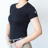 Kennedy Seamless Shortsleeve Shirt - Classic Black - Ladies