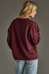 Wine Weather Sweater - Burgundy