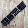 Silver Stripe Elastic Bit Belt