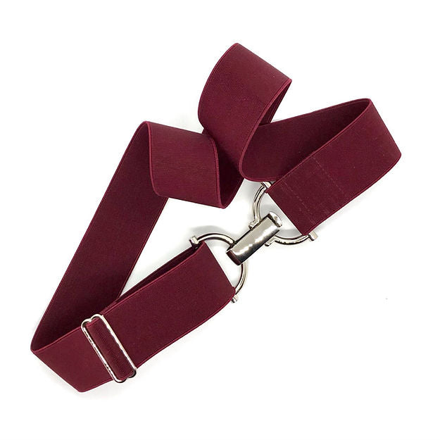 D Ring Buckle Stretch Belt 1.5"