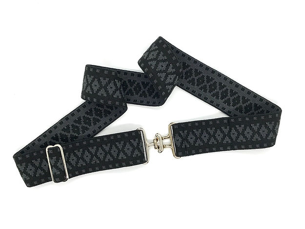 Slim Surcingle Buckle Stretch Belt