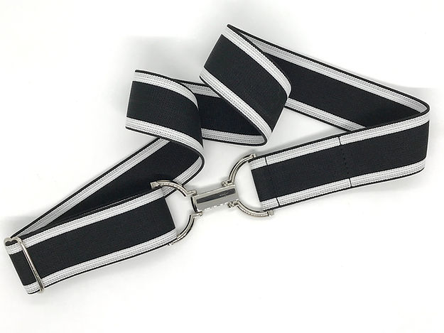 D Ring Buckle Stretch Belt 1.5"