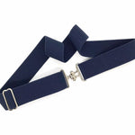 Slim Surcingle Buckle Stretch Belt