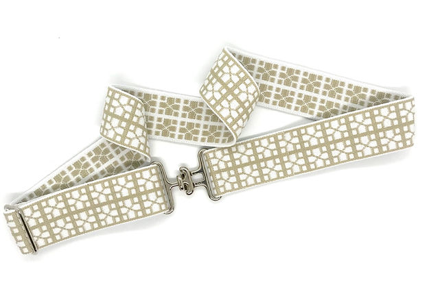 Slim Surcingle Buckle Stretch Belt