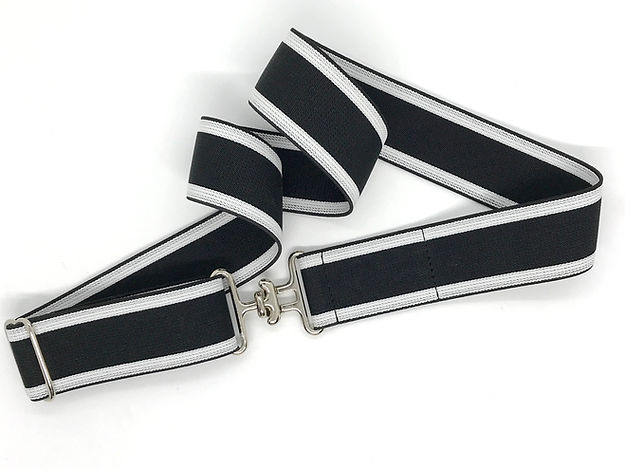 Slim Surcingle Buckle Stretch Belt