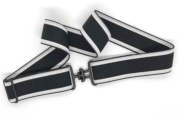 Slim Surcingle Buckle Stretch Belt