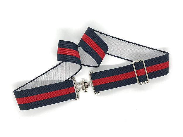 Slim Surcingle Buckle Stretch Belt
