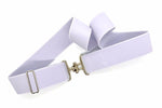 Slim Surcingle Buckle Stretch Belt
