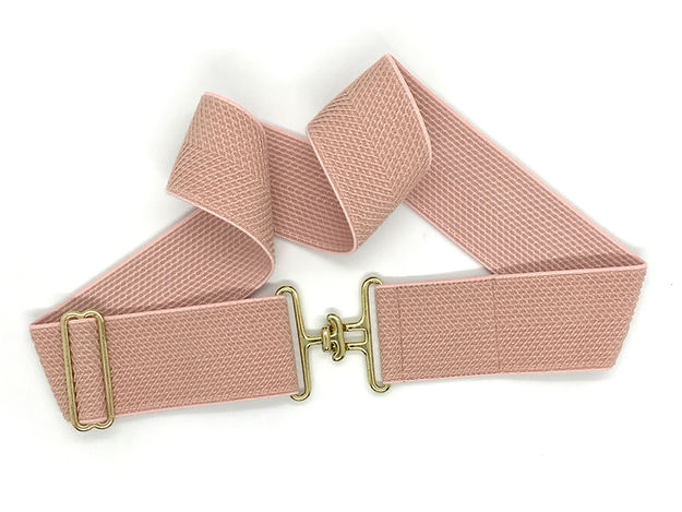 Pink Herringbone