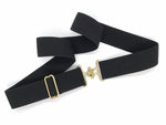 Slim Surcingle Buckle Stretch Belt