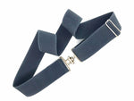 Slim Surcingle Buckle Stretch Belt