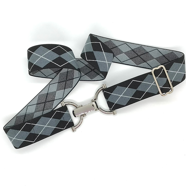 D Ring Buckle Stretch Belt 1.5"