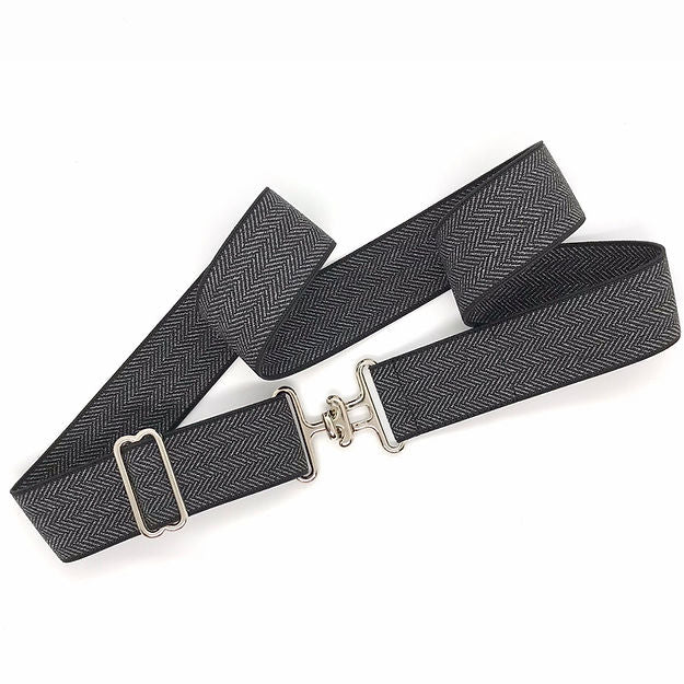 Slim Surcingle Buckle Stretch Belt