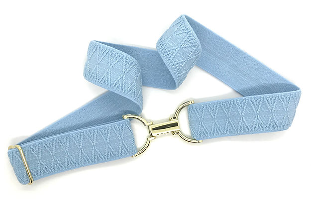 D Ring Buckle Stretch Belt 1.5"