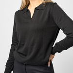 The Polo Sweater - Classic Black