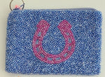 Hand Beaded Horseshoe Coin Purse