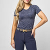 Kennedy Seamless Shortsleeve Shirt - Navy Camo - Ladies
