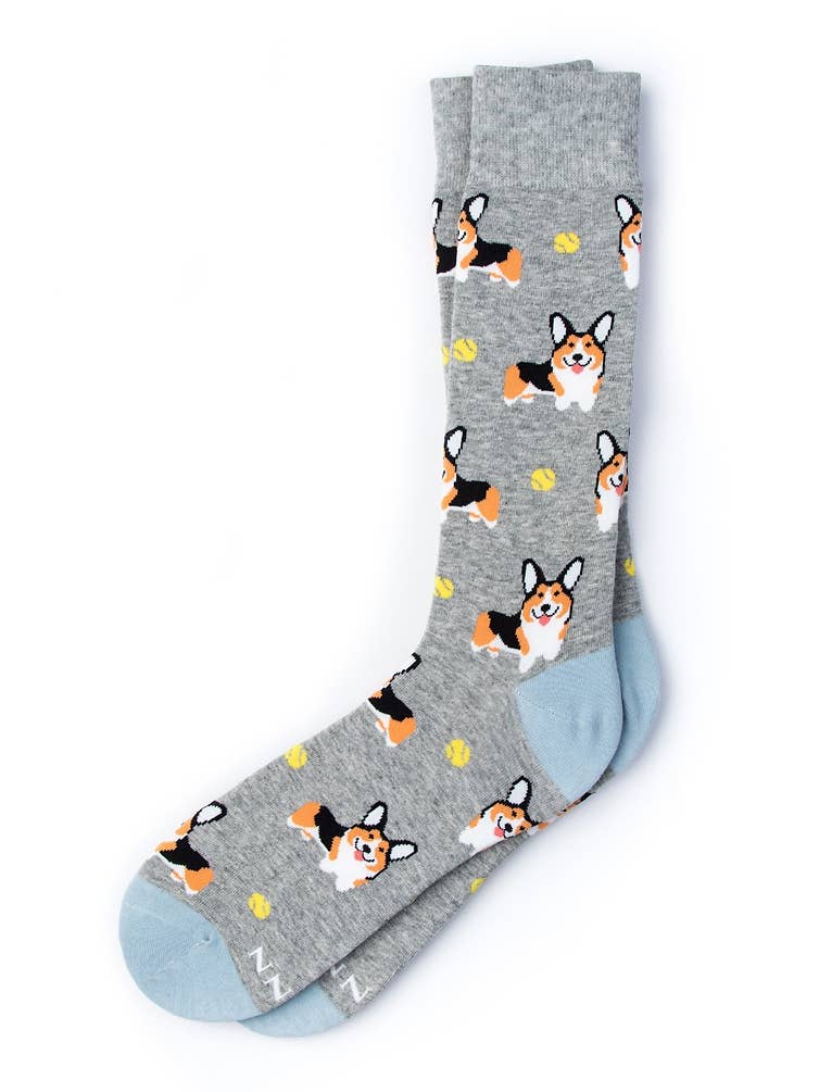 Playful Pup Corgi Socks
