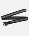 Ezra Studded Leather Square Buckle Belt