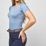 Kennedy Seamless 2.0 Short Sleeve - Denim - Ladies