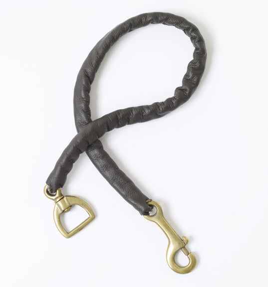 Leather Covered Stud Chain
