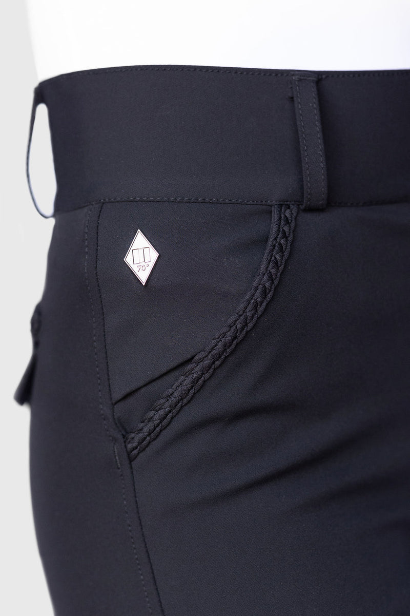 Cavalry Breech Knee Patch - Black