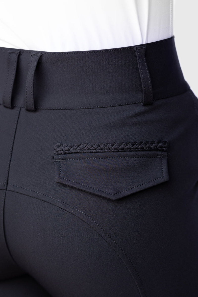 Cavalry Breech Knee Patch - Black