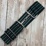 Silver Stripe Elastic Bit Belt
