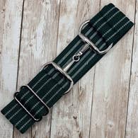 Silver Stripe Elastic Bit Belt