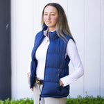 The TKEQ Puffy Vest - Oxford Blue