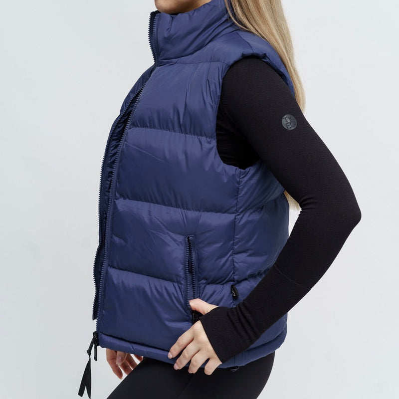 The TKEQ Puffy Vest - Classic Black