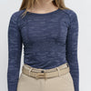 Kennedy Seamless Longsleeve Shirt - Navy Camo - Ladies