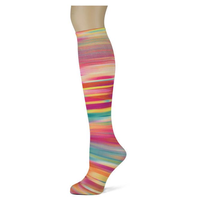 Sox Trot Pattern Boot Socks - Ladies