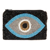 Hand Beaded Evil Eye Coin Purse